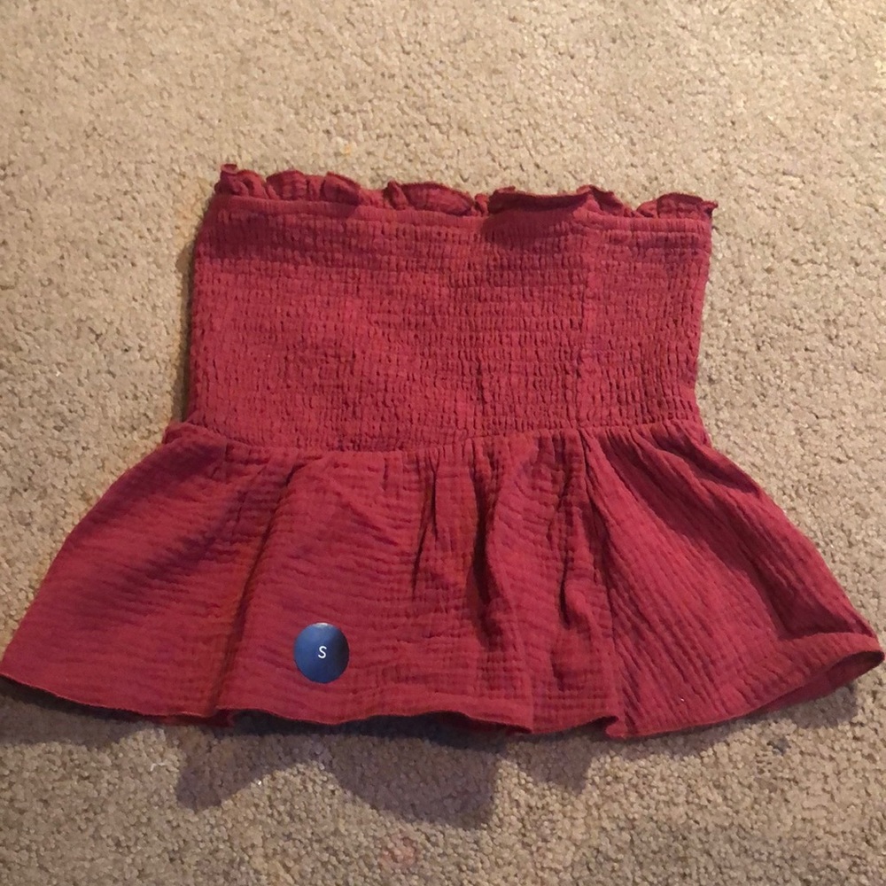 Ruffle Tube Top